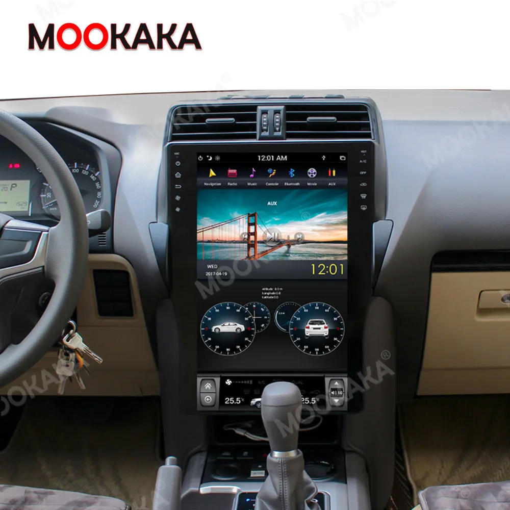 For TOYOTA Land Cruiser Prado 150 2018+ Android 9.0 Car Radio Stereo Receiver Autoradio Multimedia Player GPS Navi Head Unit
For TOYOTA Land Cruiser Prado 150 2018+ Android 9.0 Car Radio Stereo Receiver Autoradio Multimedia Player GPS Navi Head Unit