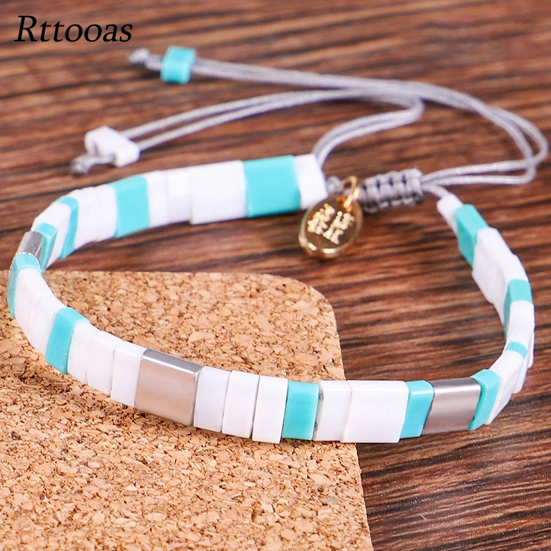 Rttooas Pulseira Mujer 2020 женские Миюки Тила браслет с бусинами для мужчин Erkek Bileklik Женский
