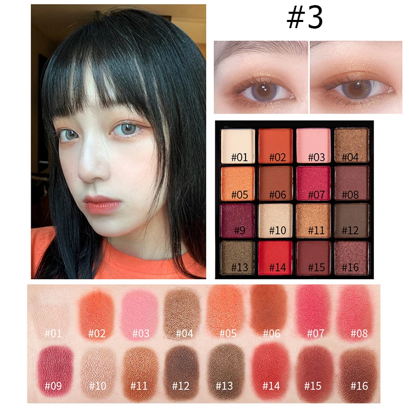 Mode eyeshadow palette 9 Kleuren Matte Oogschaduw palette Glitter oogschaduw Make-Up Naakt Make set Korea Cosmetica
Mode eyeshadow palette 9 Kleuren Matte Oogschaduw palette Glitter oogschaduw Make-Up Naakt Make set Korea Cosmetica