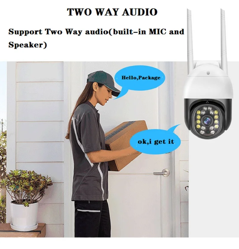 Yilot 5G 3MP PTZ Wifi IP Camera 1080P Outdoor 4X Digital Zoom AI Human Detect Wireless Camera Audio Security CCTV Camera
Yilot 5G 3MP PTZ Wifi IP Camera 1080P Outdoor 4X Digital Zoom AI Human Detect Wireless Camera Audio Security CCTV Camera