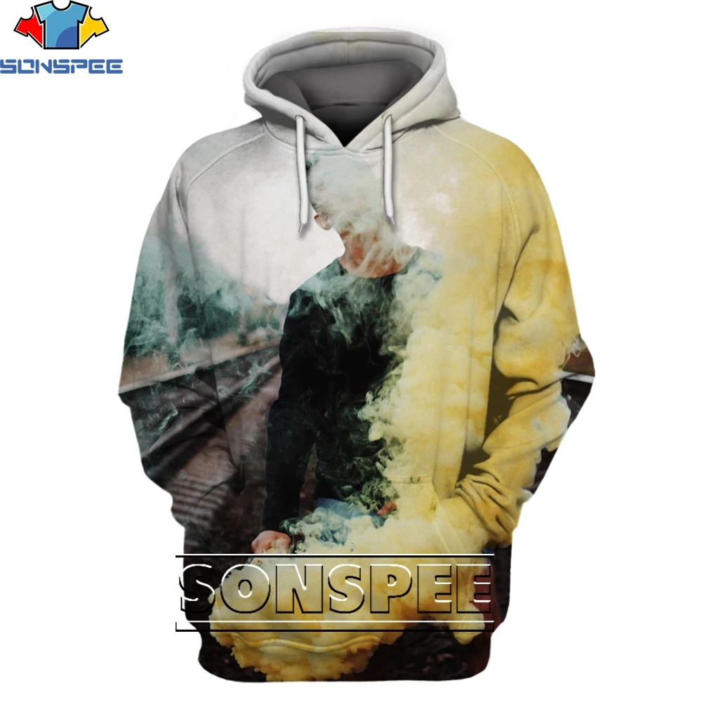 SONSPEE 3D Smoke Bomb Fashion Casual Loose Round Neck Hoodie Men/women Hip-hop Trend Punk Street Personality Shinjuku Style
SONSPEE 3D Smoke Bomb Fashion Casual Loose Round Neck Hoodie Men/women Hip-hop Trend Punk Street Personality Shinjuku Style