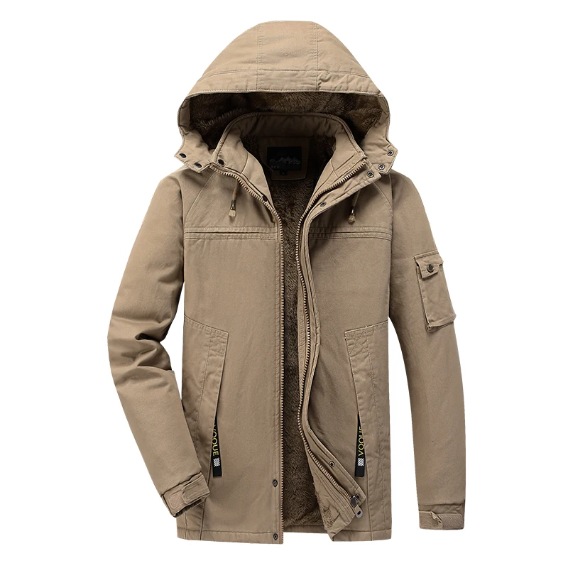 Winter Men's Cotton-Padded Jacket Mid-Length Plus Thick Cotton-Padded Jacket Multi-Pocket Padded Jacket Men's Casual Coat
Winter Men's Cotton-Padded Jacket Mid-Length Plus Thick Cotton-Padded Jacket Multi-Pocket Padded Jacket Men's Casual Coat