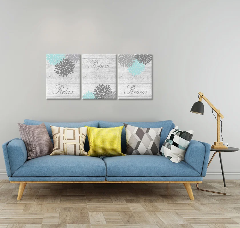 3 Panels Home Decor Modern Canvas Poster Words and Flowers Print on Wood Board Wall Art Painting Bathroom Decoration Pictures
3 Panels Home Decor Modern Canvas Poster Words and Flowers Print on Wood Board Wall Art Painting Bathroom Decoration Pictures