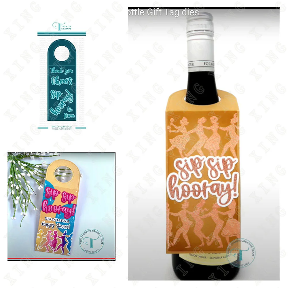Arrival Diy Crafts Templates BOTTLE GIFT TAG Metal Cutting Dies Scrapbooking Diary Paper Photo Album Decoration Embossing Molds
Arrival Diy Crafts Templates BOTTLE GIFT TAG Metal Cutting Dies Scrapbooking Diary Paper Photo Album Decoration Embossing Molds
