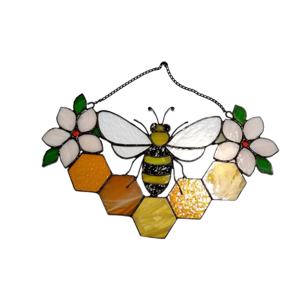 Memorial Windchimes Rainbow Maker Window Hanging Bee Honeycomb Wind Chimes Decoration For Patio Balcony Garden Decorations 
Memorial Windchimes Rainbow Maker Window Hanging Bee Honeycomb Wind Chimes Decoration For Patio Balcony Garden Decorations