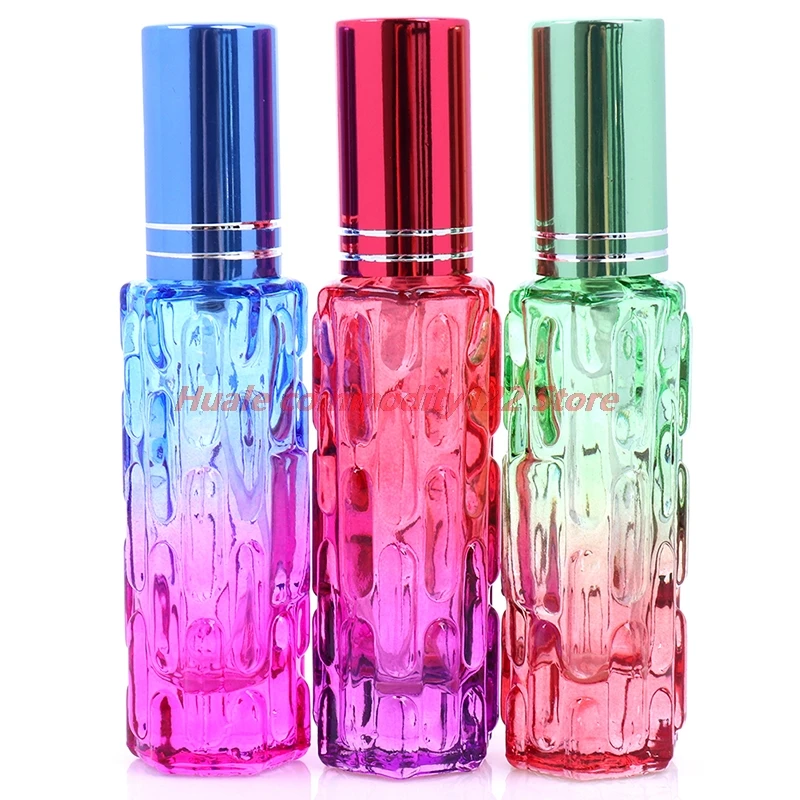 New 10ML Colorful Square Glass Perfume Bottle Thick Mini Fragrance Cosmetic Packaging Spray Bottle Refillable Glass Vials 
New 10ML Colorful Square Glass Perfume Bottle Thick Mini Fragrance Cosmetic Packaging Spray Bottle Refillable Glass Vials
