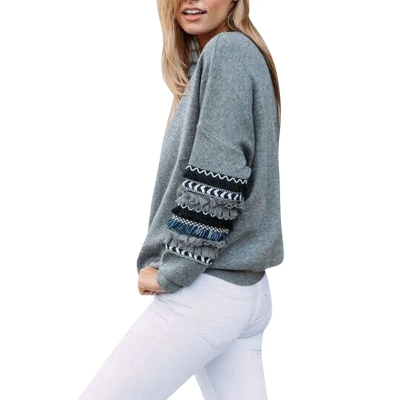 Women Autumn And Winter Fashion Casual Concise All-match Loose Printing Stitching Pullover Sweatershirt
Women Autumn And Winter Fashion Casual Concise All-match Loose Printing Stitching Pullover Sweatershirt