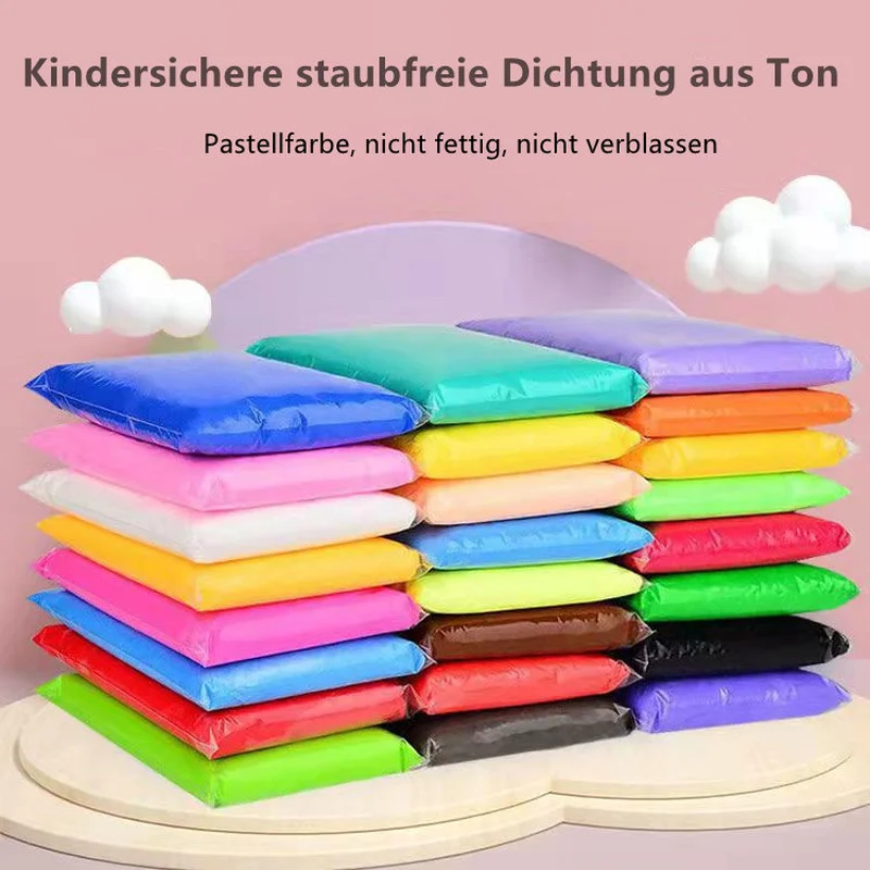 24 Color Light Soft Clay DIY Toys Children Educational Air Dry Polymer Plasticine Safe Colorful Light Clay Toy Gift To Kids
24 Color Light Soft Clay DIY Toys Children Educational Air Dry Polymer Plasticine Safe Colorful Light Clay Toy Gift To Kids