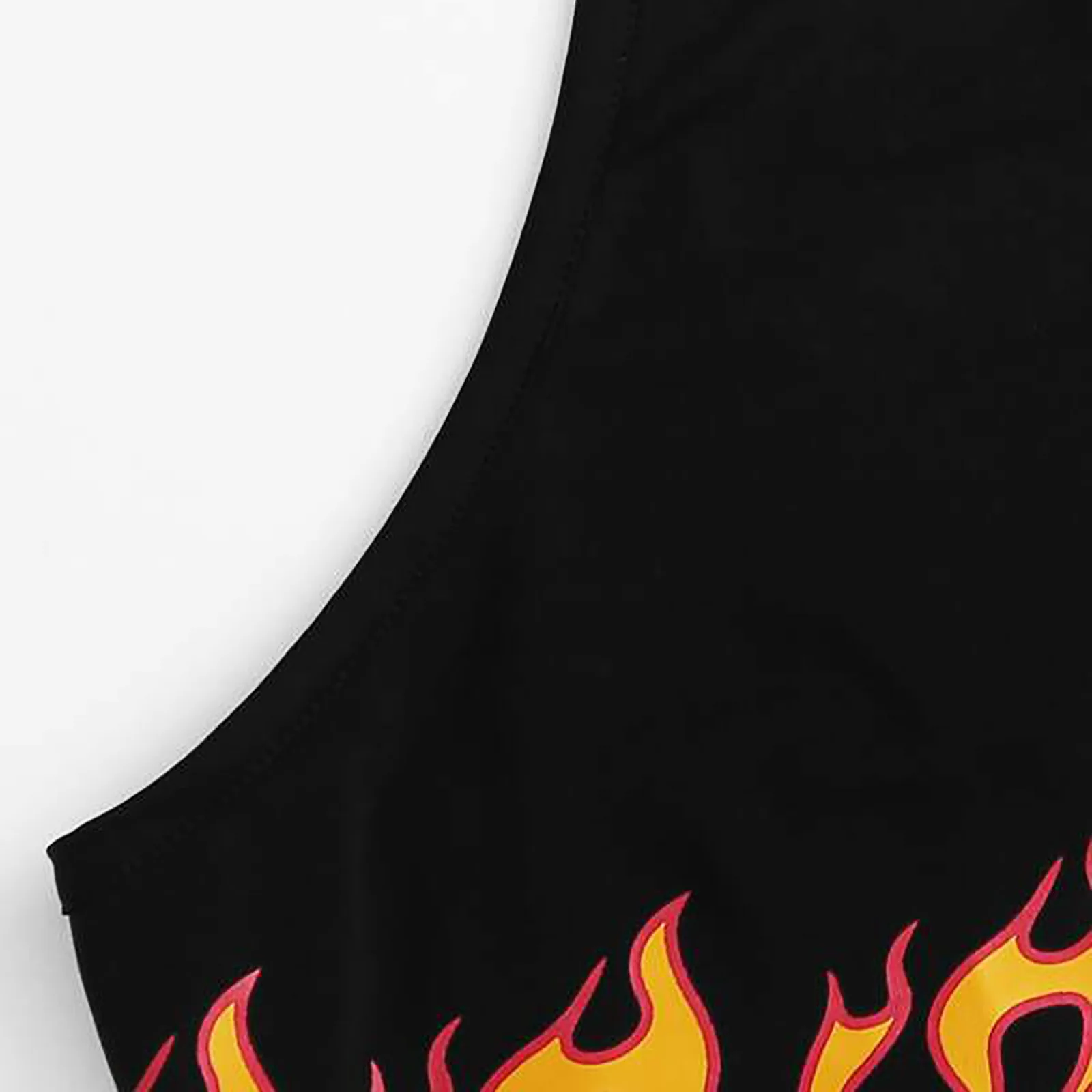 Flame Print Vest Print Crop Top Sexy Camis Bandage Strap Tank Top Vest Stylish Ladies Lace-up Camisole Tops Y2k Egirl
Flame Print Vest Print Crop Top Sexy Camis Bandage Strap Tank Top Vest Stylish Ladies Lace-up Camisole Tops Y2k Egirl