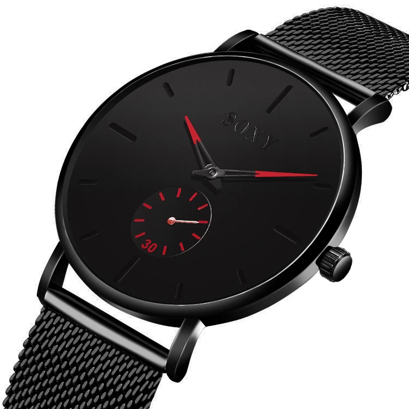 Mens Watches Top Brand Luxury Quartz Watch Men Slim Mesh Steel Waterproof Sport Small seconds dial design Relogio Masculino 2021
Mens Watches Top Brand Luxury Quartz Watch Men Slim Mesh Steel Waterproof Sport Small seconds dial design Relogio Masculino 2021