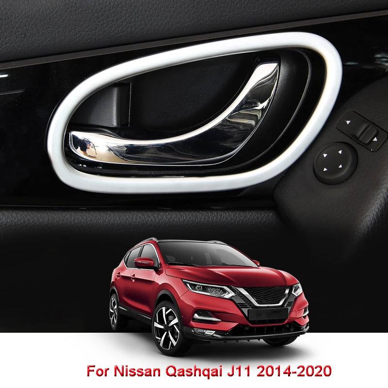 Для Nissan Qashqai J11 2014-2020, автомобильный Стайлинг, внутренняя дверная ручка, рамка с блестками, Аксессуары для автомобильной рамы
Для Nissan Qashqai J11 2014-2020, автомобильный Стайлинг, внутренняя дверная ручка, рамка с блестками, Аксессуары для автомобильной рамы