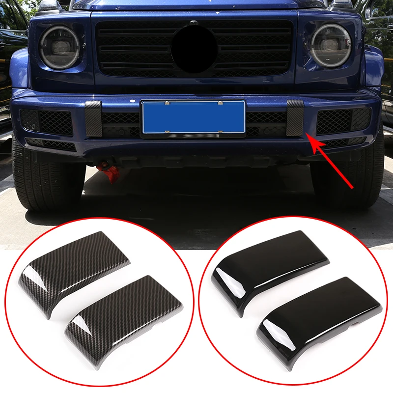 2 Pcs ABS Glossy Black Carbon Fiber Chrome For Mercedes Benz G Class W463 2019-2020 Car Front Bumper Trim Accessories
2 Pcs ABS Glossy Black Carbon Fiber Chrome For Mercedes Benz G Class W463 2019-2020 Car Front Bumper Trim Accessories