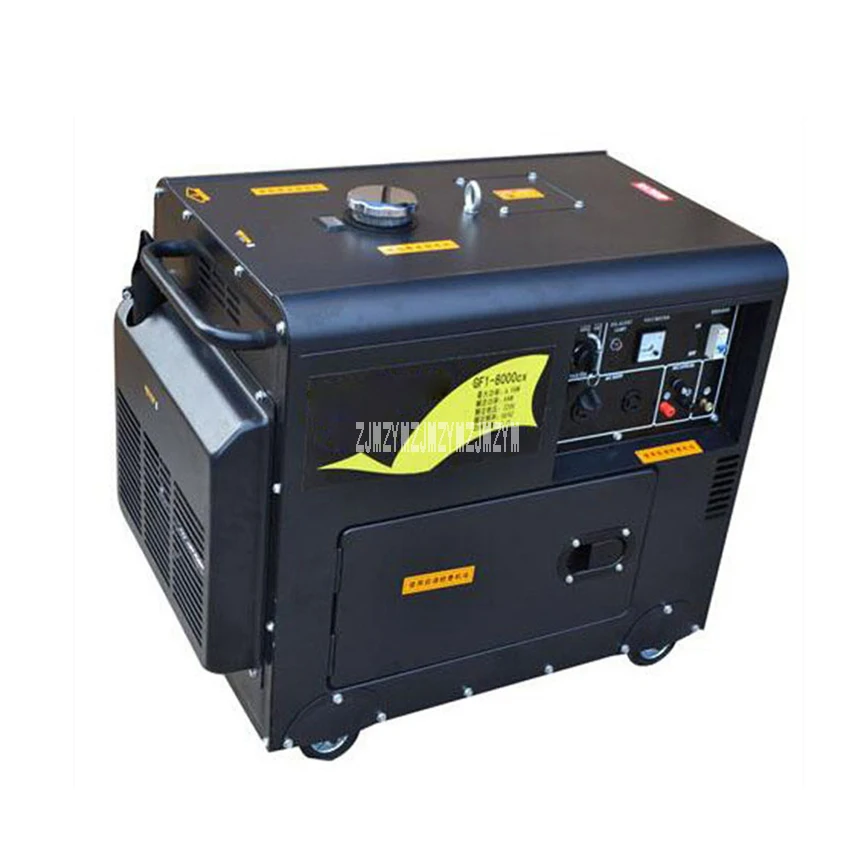 New GF1-8000CX Household Small Diesel Generator High-quality Portable Four-stroke Silent Diesel Generator 3KW 110V/220V/380V 15L
New GF1-8000CX Household Small Diesel Generator High-quality Portable Four-stroke Silent Diesel Generator 3KW 110V/220V/380V 15L