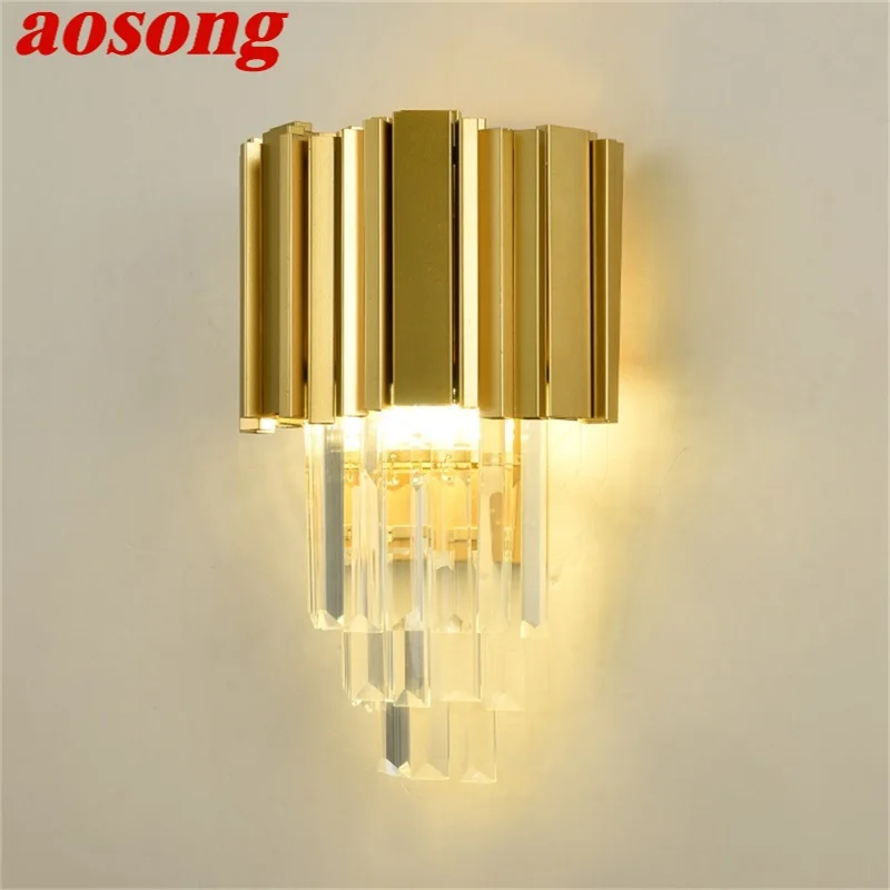 AOSONG Wall Sconces Lamp Gold Contemporary Luxury Design Balcony Decorative For Home Living Room Corridor
AOSONG Wall Sconces Lamp Gold Contemporary Luxury Design Balcony Decorative For Home Living Room Corridor