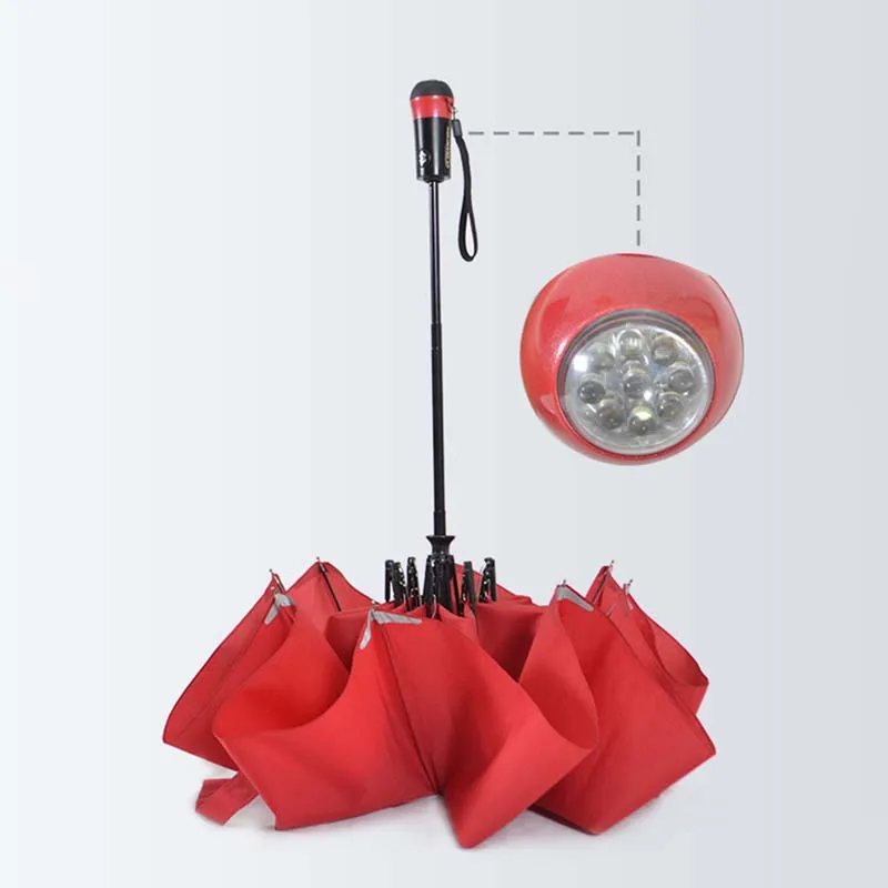 New monochrome men's convenient steel skeleton folding Umbrellas innovative LED laser flashlight Umbrellas free shipping sale 3
New monochrome men's convenient steel skeleton folding Umbrellas innovative LED laser flashlight Umbrellas free shipping sale 3