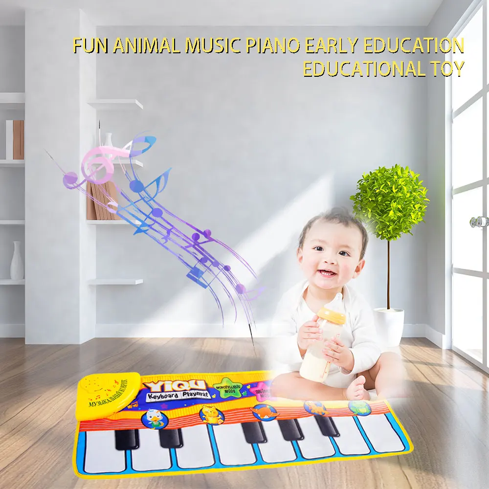 6 Styles Animal Sounds Baby Flash Music Game Mat Electronic Piano Blanket Early Childhood Education Touch Crawling Non-slip Toys
6 Styles Animal Sounds Baby Flash Music Game Mat Electronic Piano Blanket Early Childhood Education Touch Crawling Non-slip Toys