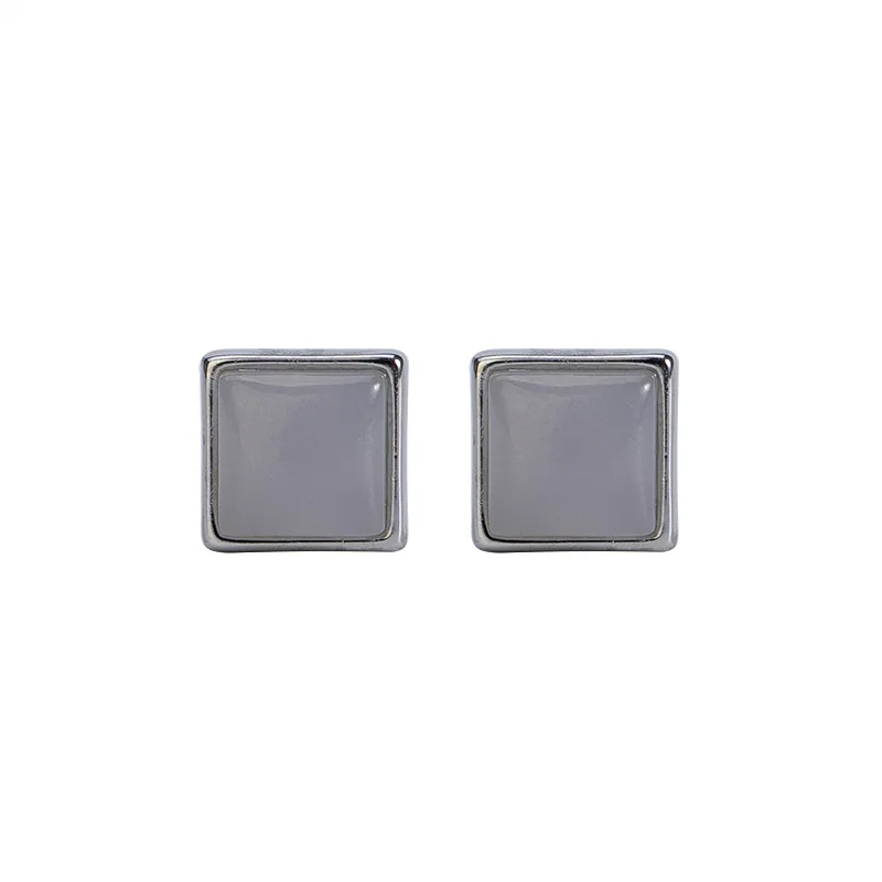 S925 sterling silver natural Hetian smoke mauve Jade stud earrings simple personalized all-match small women's square earrings
S925 sterling silver natural Hetian smoke mauve Jade stud earrings simple personalized all-match small women's square earrings