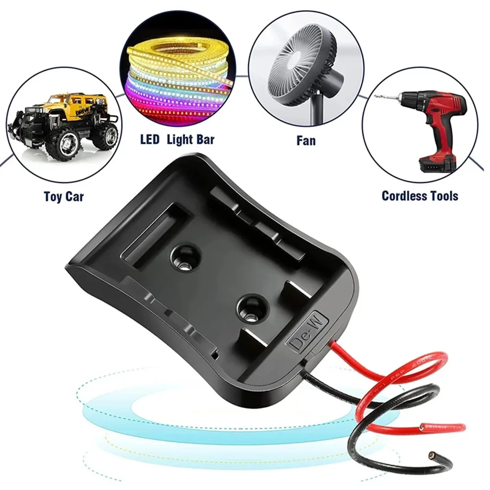 Battery Adapter Power Connector With Wire For DeWALT 14.4/18/20v Li-ion Battery Pack External Power Supply Adapter Connector
Battery Adapter Power Connector With Wire For DeWALT 14.4/18/20v Li-ion Battery Pack External Power Supply Adapter Connector