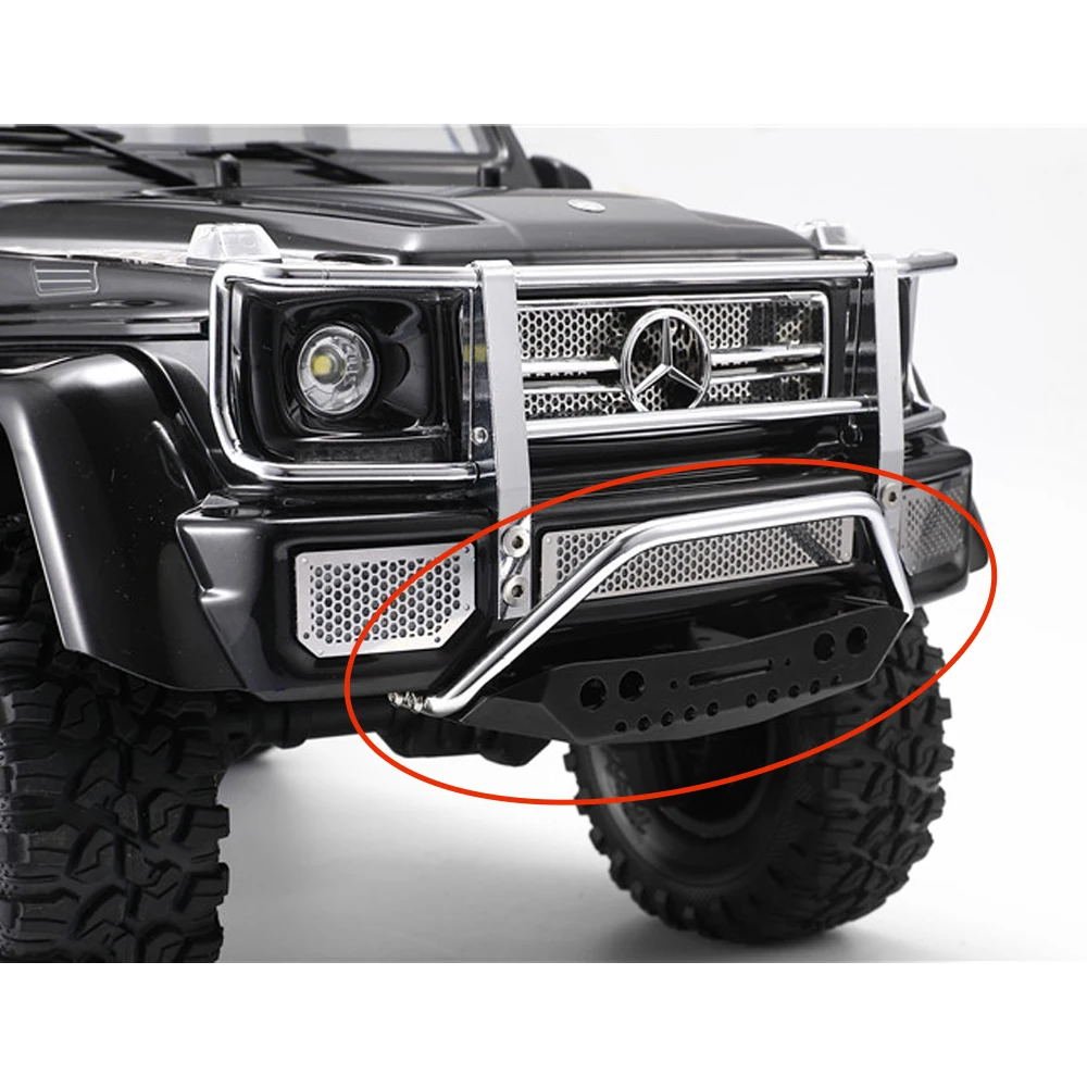 Metal Front under Bumper Split-type Quick Release Front Bumper for 1/10 Traxxas TRX-4 TRX4 G500 TRX6 G63 82056-4 Crawler Cars 
Metal Front under Bumper Split-type Quick Release Front Bumper for 1/10 Traxxas TRX-4 TRX4 G500 TRX6 G63 82056-4 Crawler Cars