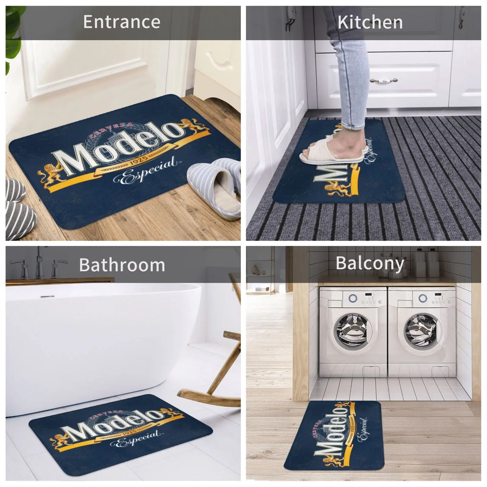 Modelo Modern Absorbent Mat Bathroom Mat Rug Carpet Floormat Bedside Mat Doormat 40*60CM 50*80CM mdrdp12
Modelo Modern Absorbent Mat Bathroom Mat Rug Carpet Floormat Bedside Mat Doormat 40*60CM 50*80CM mdrdp12