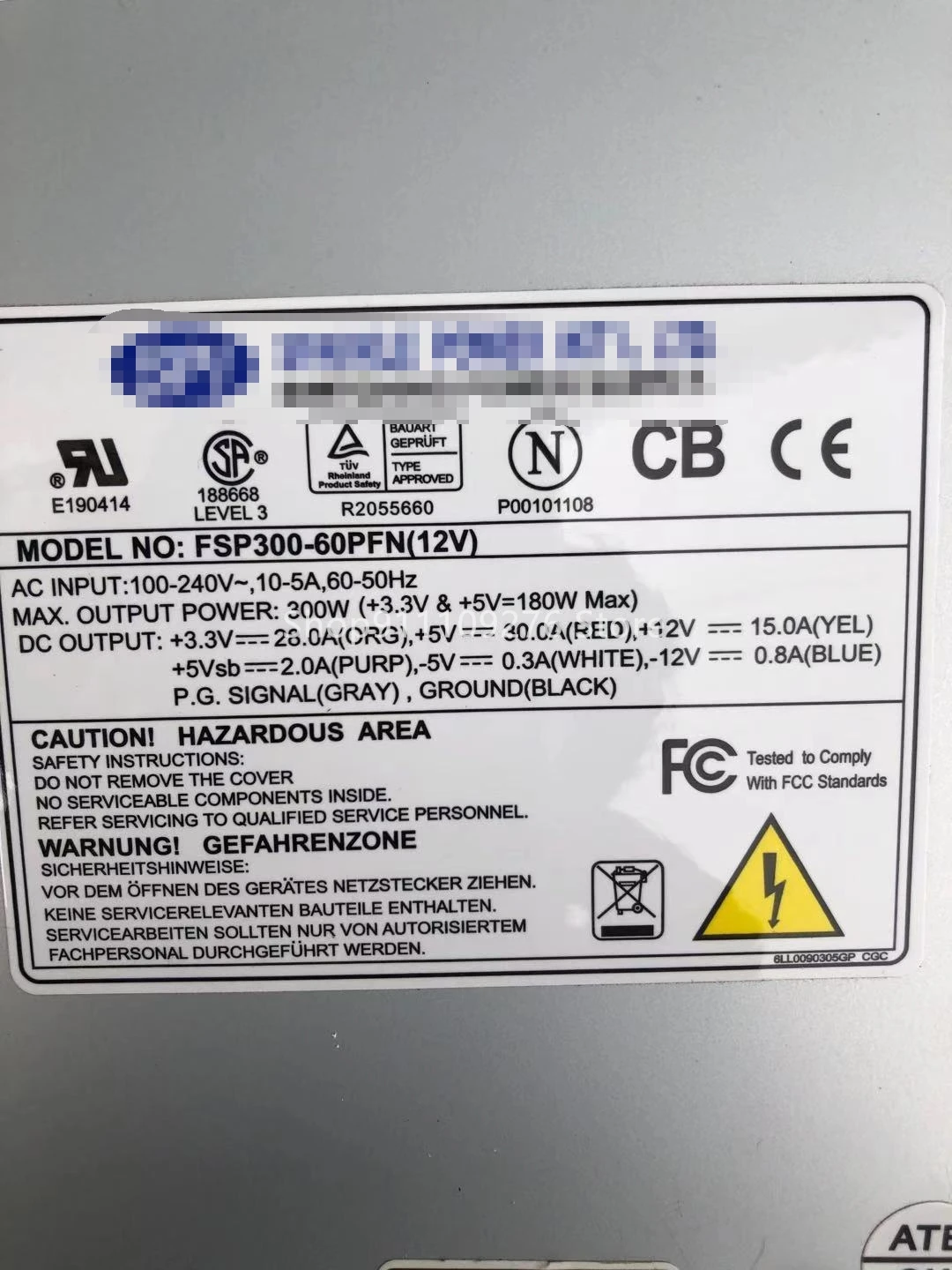 Original Disassemble PSU for Industrial computer equipment power supply FSP300-60PFN FSP300-60PFN(12V)
Original Disassemble PSU for Industrial computer equipment power supply FSP300-60PFN FSP300-60PFN(12V)