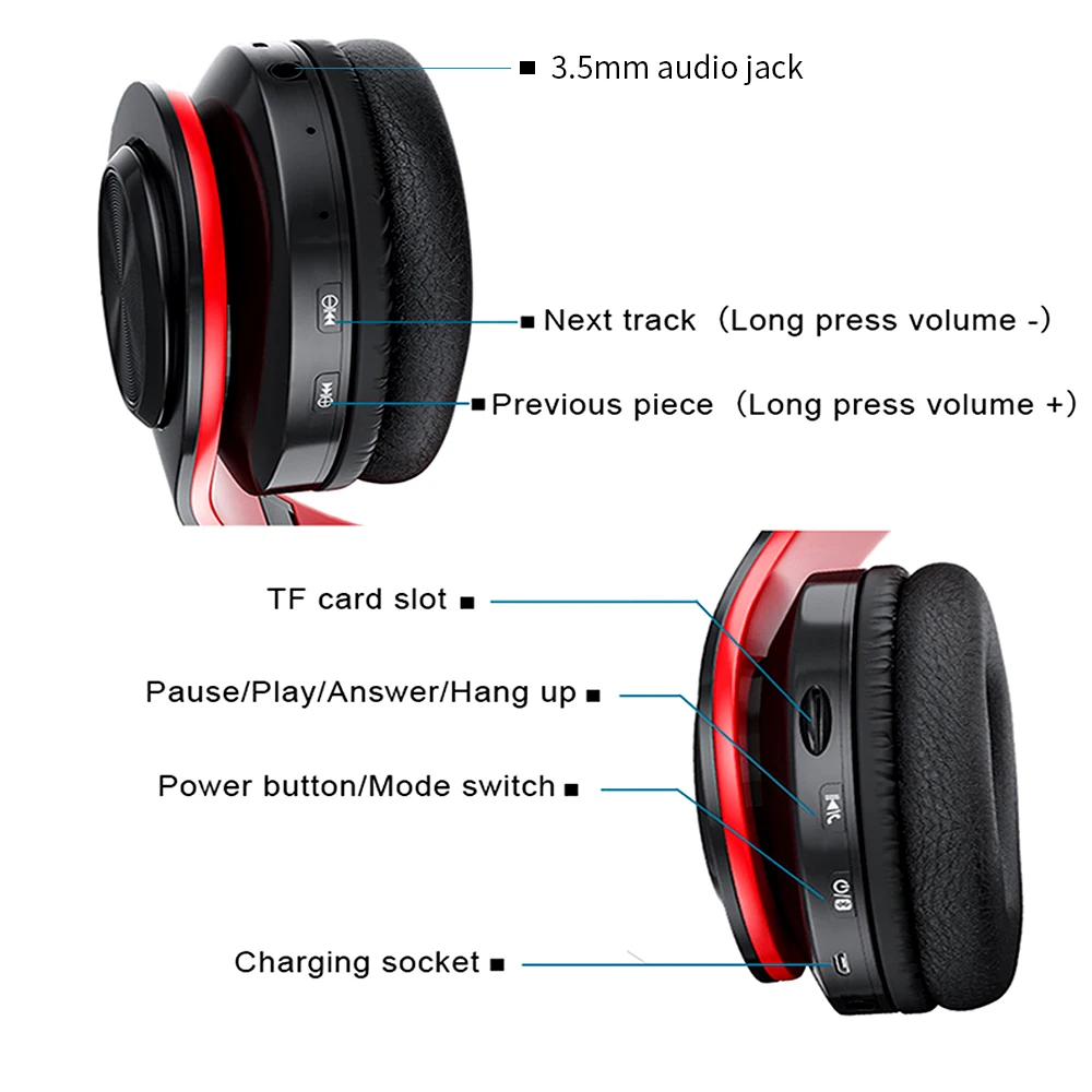 Wireless Cute Cat Ear Headset Bluetooth 5.0 Foldable Gaming Headphone with Flash RGB lights Earphone TF Card Play
Wireless Cute Cat Ear Headset Bluetooth 5.0 Foldable Gaming Headphone with Flash RGB lights Earphone TF Card Play