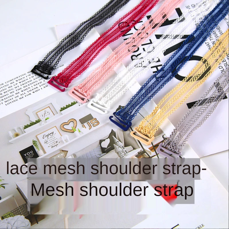 Elastic shoulder underwear with lace lace underwear with bra strap bra with a collar, wide shoulder strap and flounces
Elastic shoulder underwear with lace lace underwear with bra strap bra with a collar, wide shoulder strap and flounces