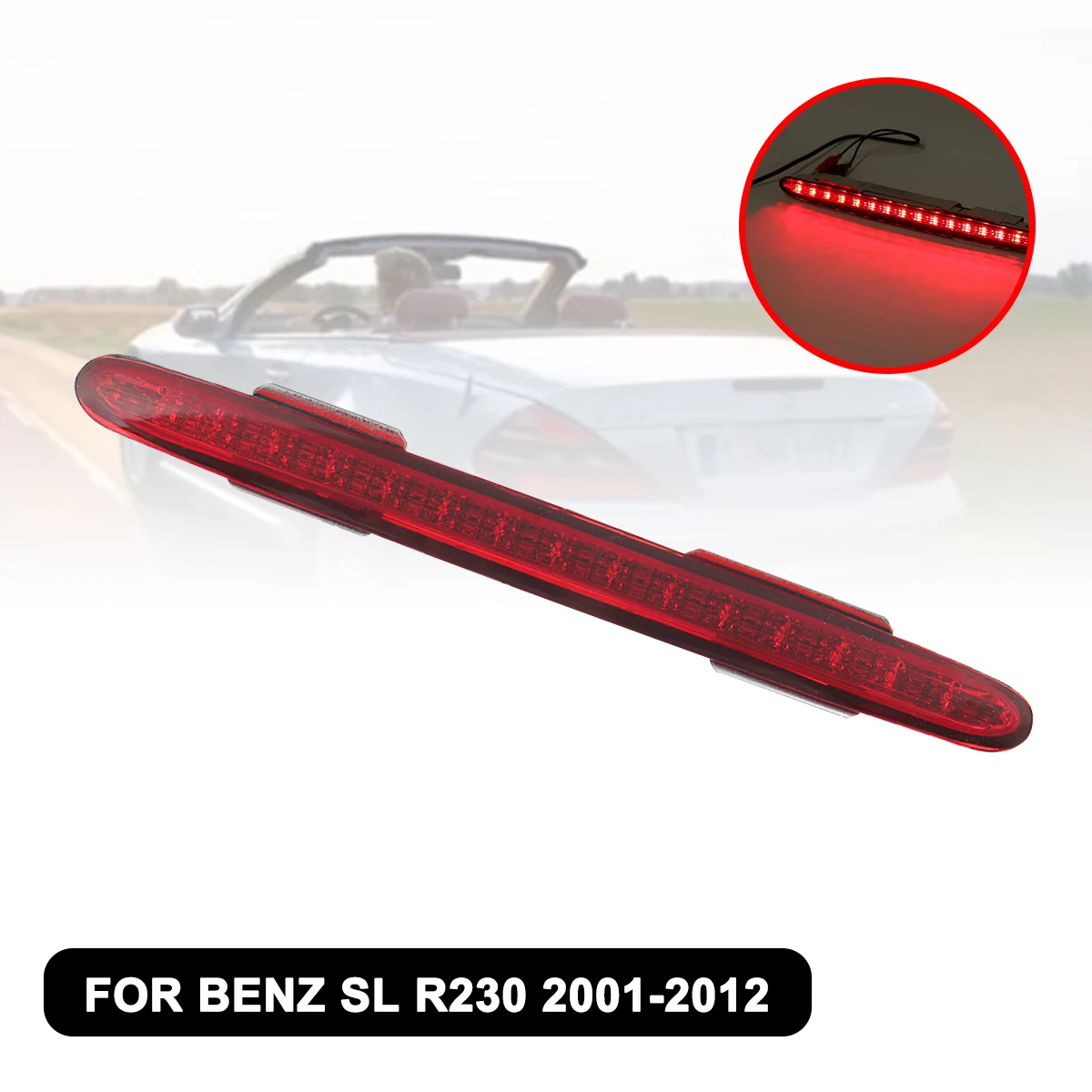 Car Additional High Brake Stop Light Third High For Mercedes-Benz SL R230 2002-2012 Mount Warning Turn Signal LED Lamp
Car Additional High Brake Stop Light Third High For Mercedes-Benz SL R230 2002-2012 Mount Warning Turn Signal LED Lamp
