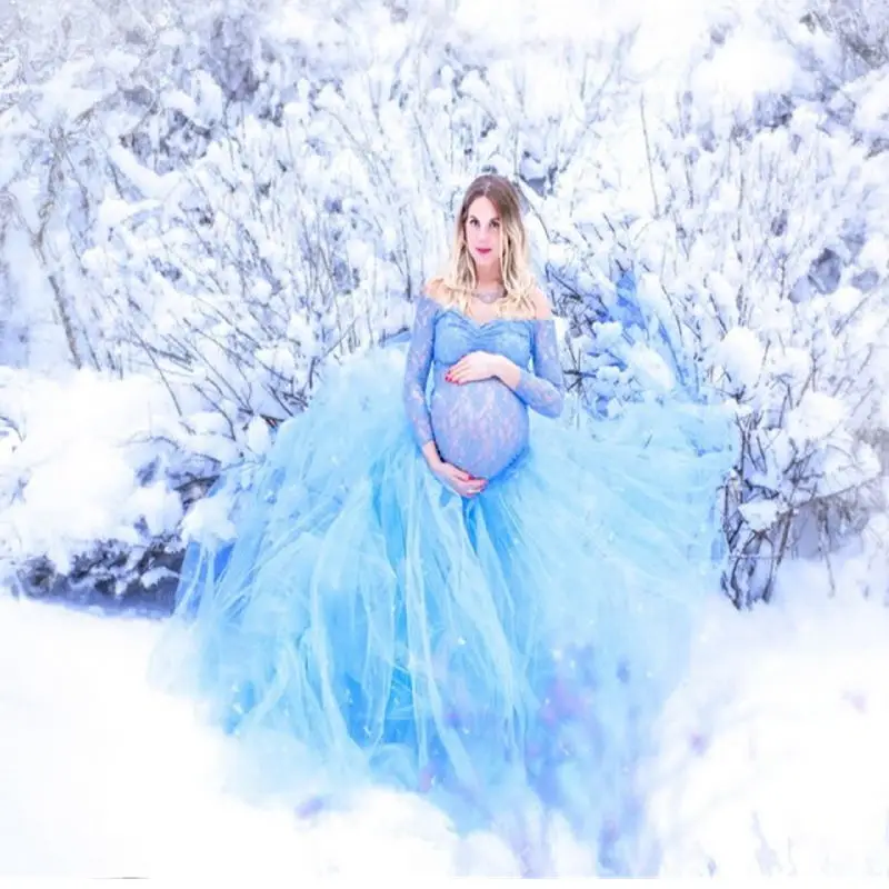 Light Blue Long Maternity Dress Mermaid Style Baby Shower Maternity Gown Photoshoot Lace Bathrobe Nightwear Pregnancy Dresses 
Light Blue Long Maternity Dress Mermaid Style Baby Shower Maternity Gown Photoshoot Lace Bathrobe Nightwear Pregnancy Dresses