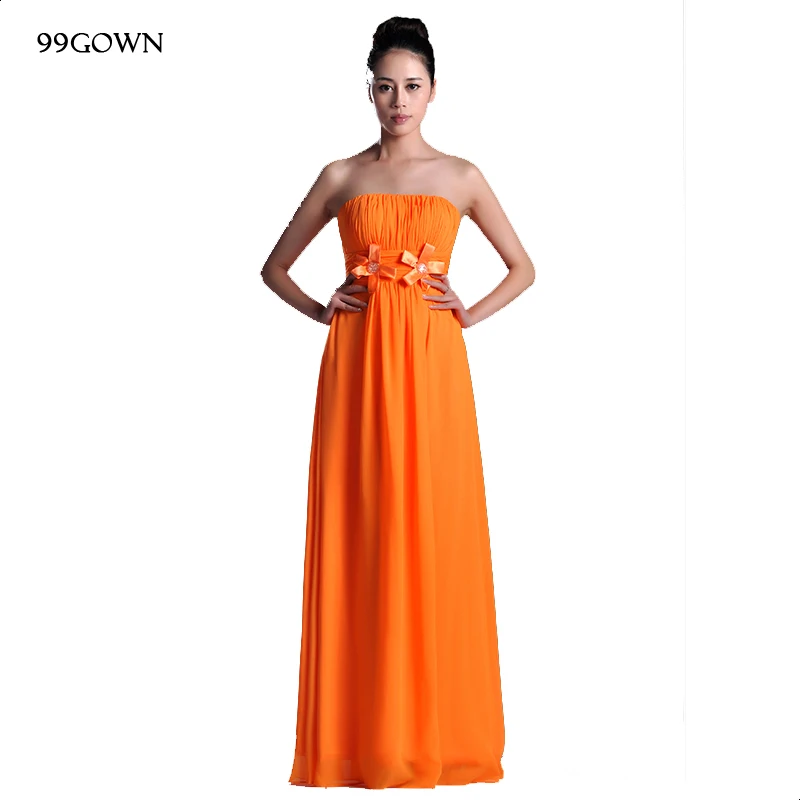 99GOWN Wedding Dress Guest 2019 Simple Orange Pleated Chiffon Long Dress Bridesmaid Dresses Off Shoulder Wedding Party Dress
99GOWN Wedding Dress Guest 2019 Simple Orange Pleated Chiffon Long Dress Bridesmaid Dresses Off Shoulder Wedding Party Dress
