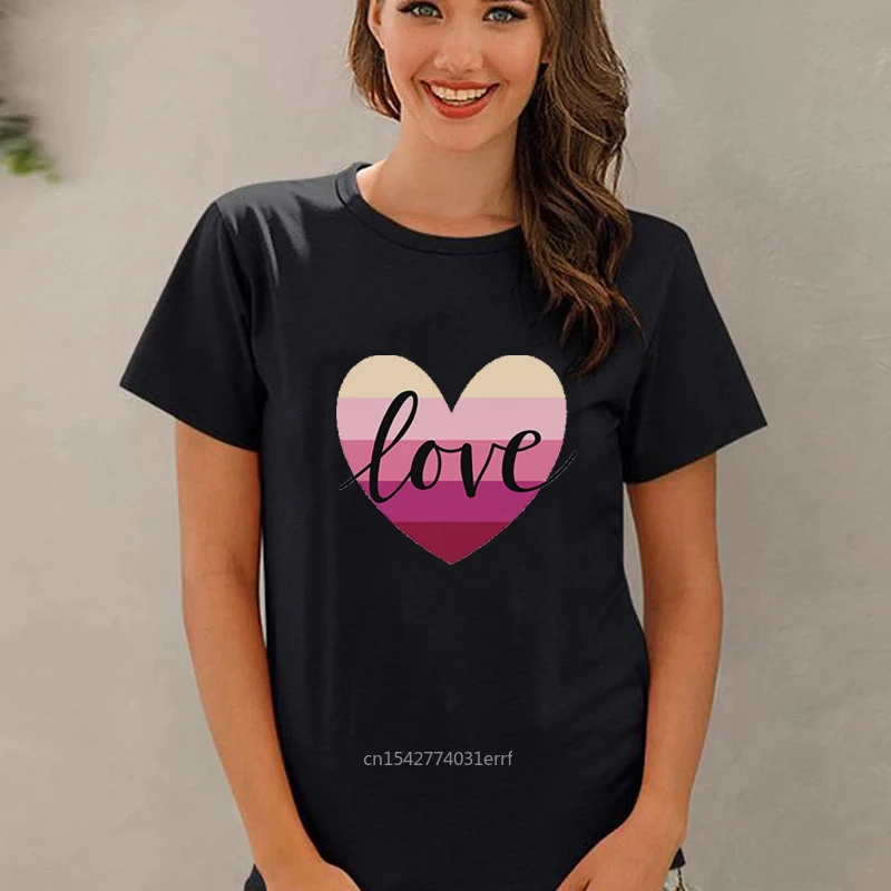 Pink Heart Love Print Women T Shirt Summer Round Neck Casual Kawaii Tshirt Camisa Aesthetic Simple Girl Tops Tees
Pink Heart Love Print Women T Shirt Summer Round Neck Casual Kawaii Tshirt Camisa Aesthetic Simple Girl Tops Tees