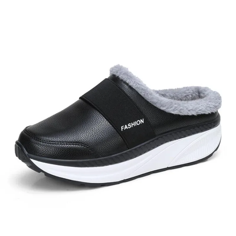 Women Winter Warm Shoes Plus Velvet Lady Toning Swing Shoes Autumn New Wedge Leather Height Increasing Female Slimming Shoe
Women Winter Warm Shoes Plus Velvet Lady Toning Swing Shoes Autumn New Wedge Leather Height Increasing Female Slimming Shoe