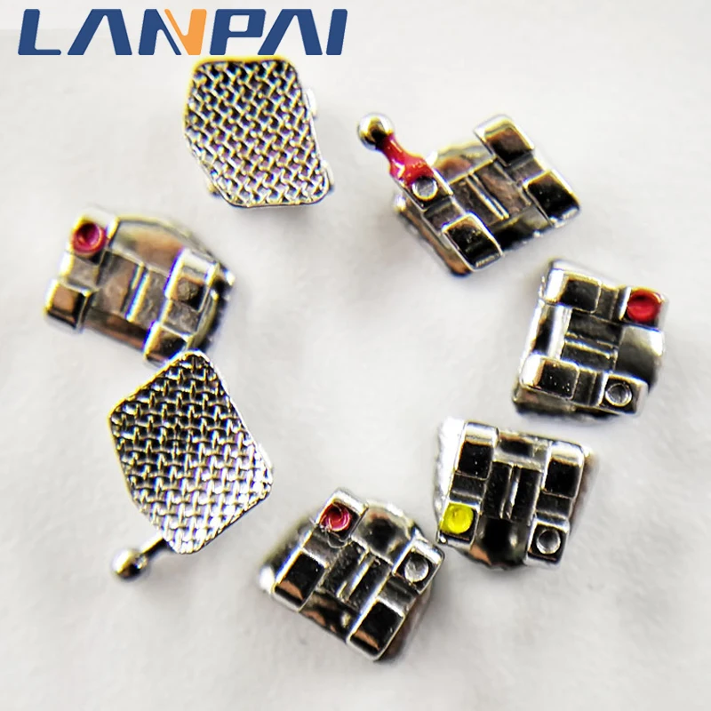 Dental Orthodontic Metal Brackets Mini Monoblock ROTH/MBT 0.022 345 Hook With Buccal Tubes
Dental Orthodontic Metal Brackets Mini Monoblock ROTH/MBT 0.022 345 Hook With Buccal Tubes