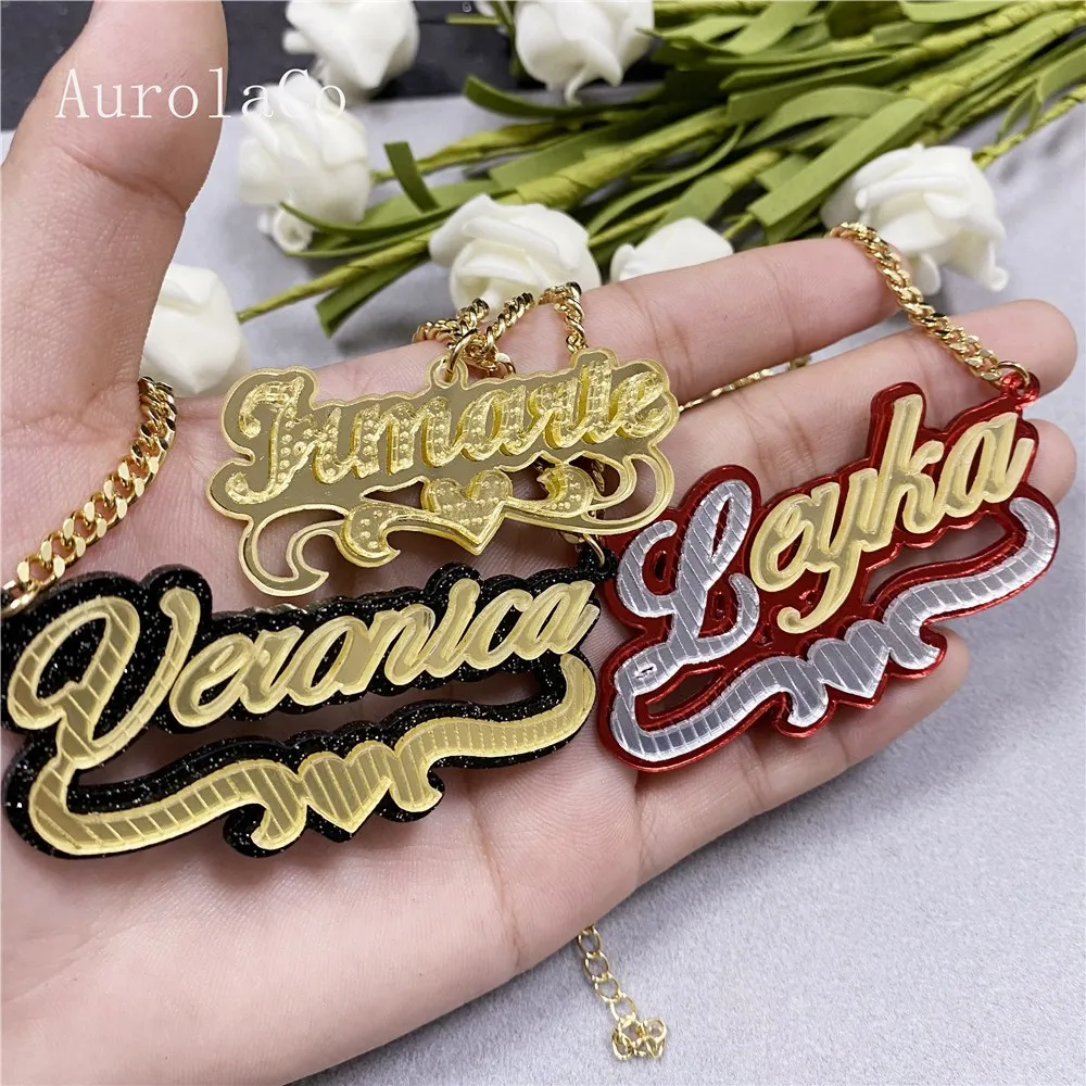 Fashion New Products Custom Name Necklace Personalised Woman Letter Necklace Custom Name Acrylic Jewelry
Fashion New Products Custom Name Necklace Personalised Woman Letter Necklace Custom Name Acrylic Jewelry