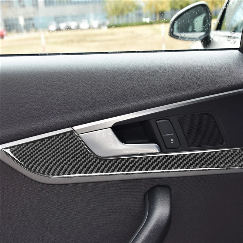4Pcs Carbon Fiber Car Interior Door Panel Decorative Cover Trim Sticker for Audi B9 A4L 2017-2019 Accessories
4Pcs Carbon Fiber Car Interior Door Panel Decorative Cover Trim Sticker for Audi B9 A4L 2017-2019 Accessories