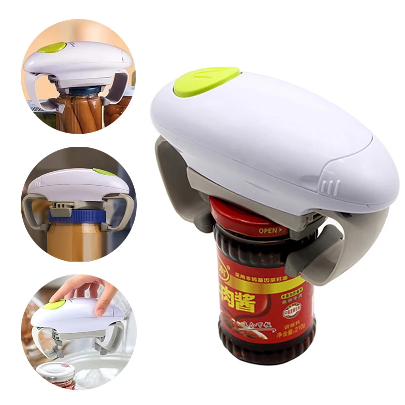 Multifunctional Electric Binaural Can Opener Automatic Bottle Opener Battery-powered Handheld Bottle Opener Kitchen Gadgets
Multifunctional Electric Binaural Can Opener Automatic Bottle Opener Battery-powered Handheld Bottle Opener Kitchen Gadgets