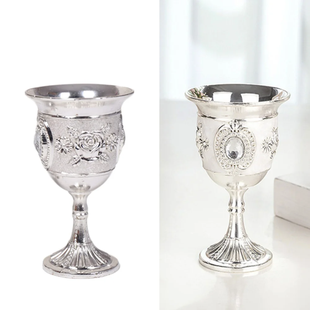 Inlay Style Zinc Alloy Goblet Goblet Carved White Glass Stem-cup Stemware for Home Bar Party (Silver, Random Flo
Inlay Style Zinc Alloy Goblet Goblet Carved White Glass Stem-cup Stemware for Home Bar Party (Silver, Random Flo