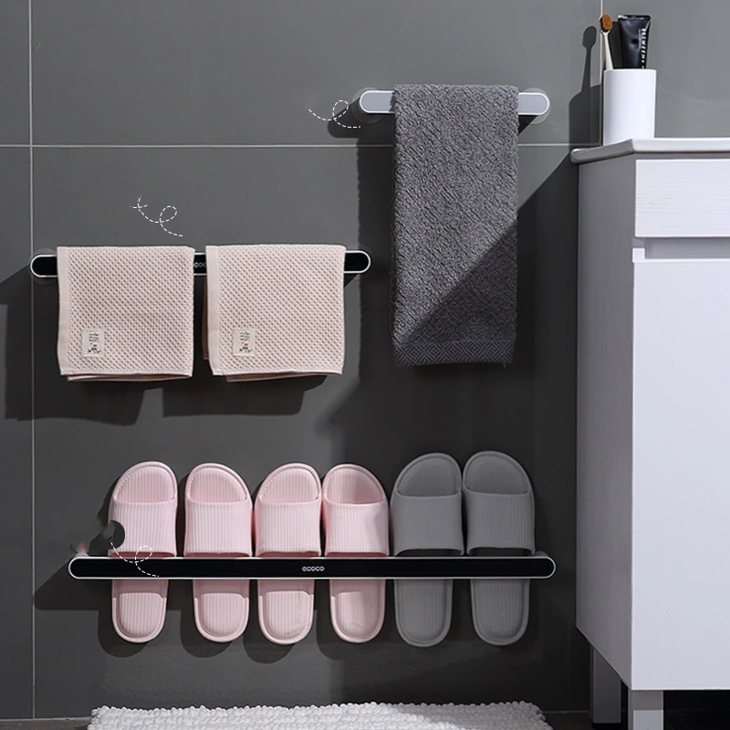 Bathroom towel Holder Household Wall Mounted Towel Rack bathroom pendant set towel bar free punch For Bathroom Organizer
Bathroom towel Holder Household Wall Mounted Towel Rack bathroom pendant set towel bar free punch For Bathroom Organizer