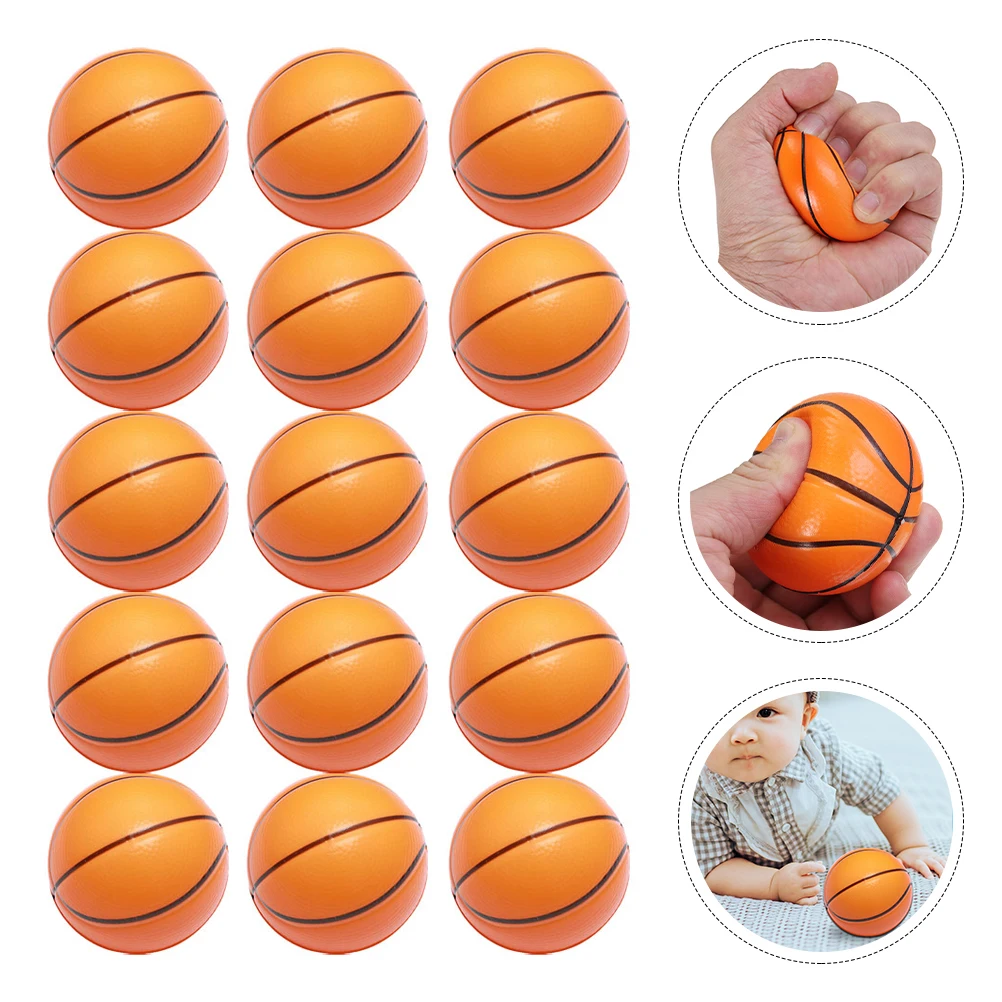 15pcs Creative Basketballs Stress Balls PU Stress Balls for Kids Children Toddlers 
15pcs Creative Basketballs Stress Balls PU Stress Balls for Kids Children Toddlers