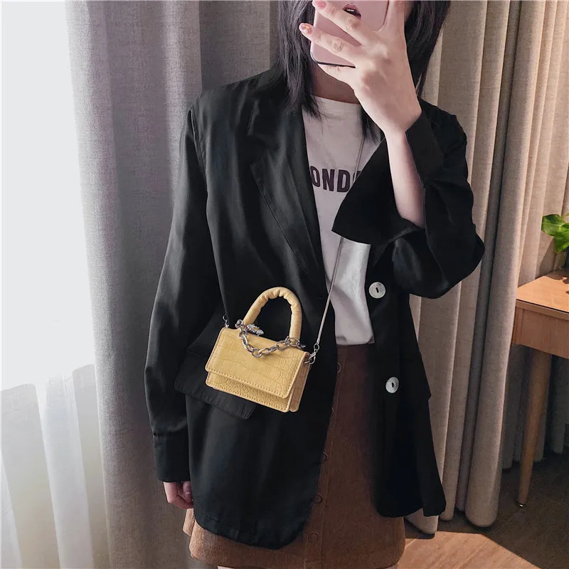 Women Shoulder Bag Retro Small Handbag Fashion PU Leather Pattern Mini Crossbody Bag Solid Color Shoulder Bag
Women Shoulder Bag Retro Small Handbag Fashion PU Leather Pattern Mini Crossbody Bag Solid Color Shoulder Bag