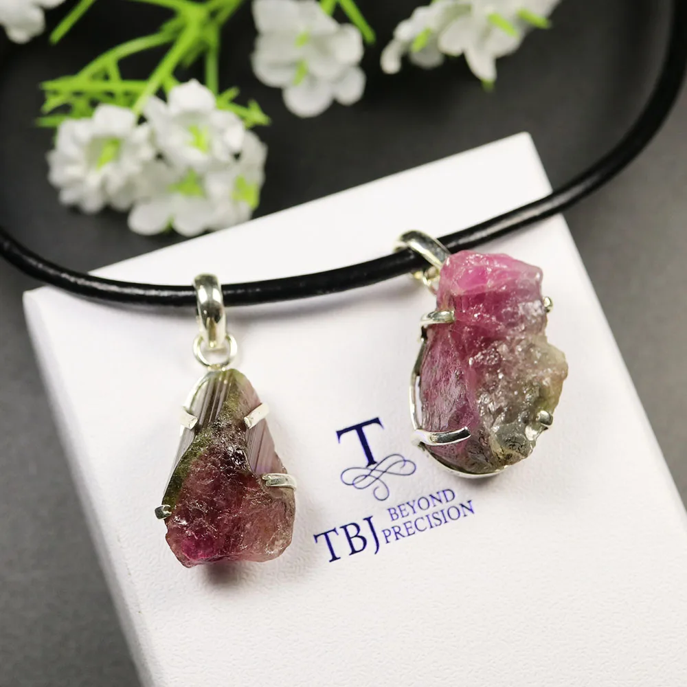 Женское колье с турмалином TBJ, ювелирное украшение из натурального двухцветного турмалина, в оправе из серебра 925 пробы
Женское колье с турмалином TBJ, ювелирное украшение из натурального двухцветного турмалина, в оправе из серебра 925 пробы
