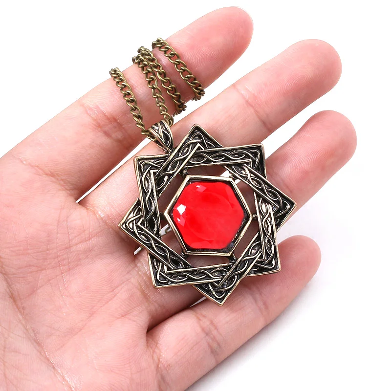 Game The Elder Scrolls 5 Skyrim Necklaces Amulet of Mara Arkay Morrowind Long Necklace Dark Brotherhood Red Crystal Pendant Gift
Game The Elder Scrolls 5 Skyrim Necklaces Amulet of Mara Arkay Morrowind Long Necklace Dark Brotherhood Red Crystal Pendant Gift