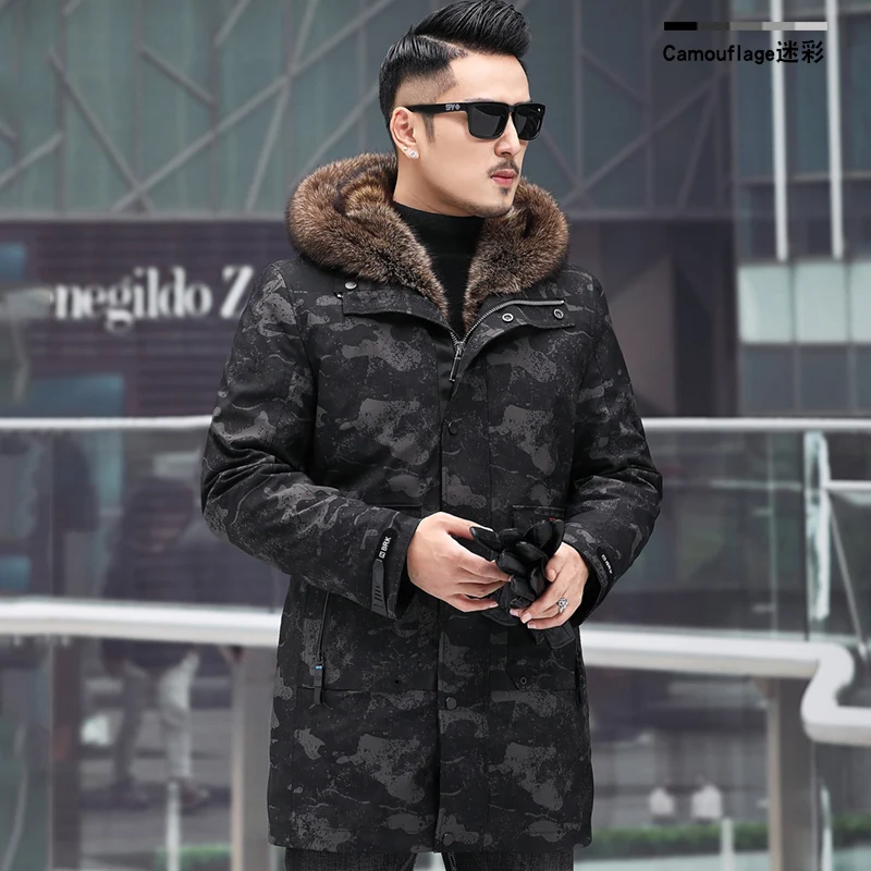 Real Fur Coat Men Raccoon Fur Coat Korean Raccoon Fur Collar Winter Jacket Men Real Fur Parka Plus Size Casaco 1-19-6 YY1157
Real Fur Coat Men Raccoon Fur Coat Korean Raccoon Fur Collar Winter Jacket Men Real Fur Parka Plus Size Casaco 1-19-6 YY1157