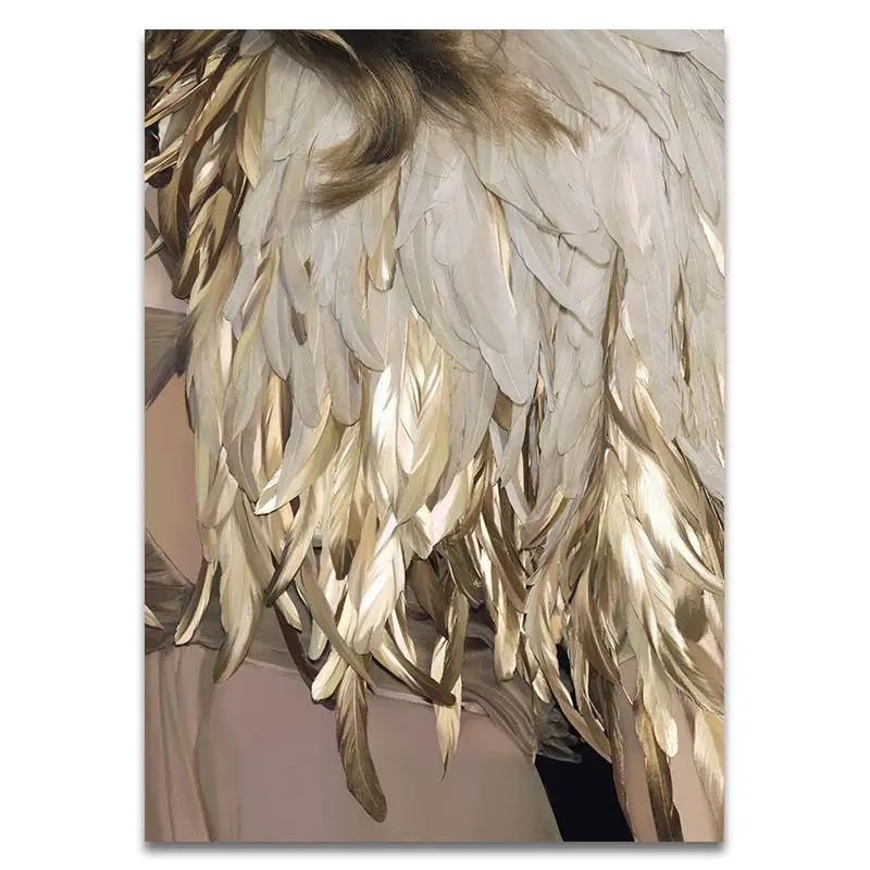 Nordic Feathers Canvas Painting Fashion Poster And Print Unique Modern Golden Wings Wall Art For Living Room Bedroom Aisle
Nordic Feathers Canvas Painting Fashion Poster And Print Unique Modern Golden Wings Wall Art For Living Room Bedroom Aisle