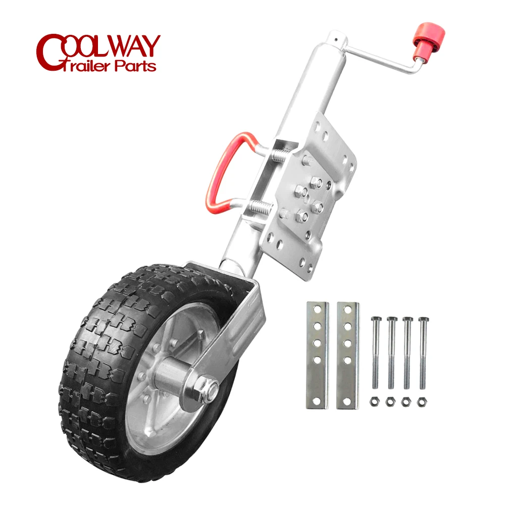 10 Inch Jockey Wheel Swing Up Solid Rubber Wheel Capacity 1000KG Caravan RV Boat Trailer Jack Parts Accessories
10 Inch Jockey Wheel Swing Up Solid Rubber Wheel Capacity 1000KG Caravan RV Boat Trailer Jack Parts Accessories