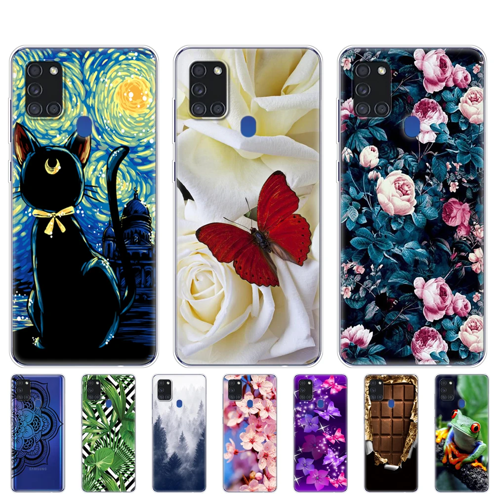 

For Samsung A21S Case 6.5" Silicon Soft Tpu Back Phone Cover For Samsung Galaxy A21s GalaxyA21s A 21s SM-A217FZBNSER a217 Shell