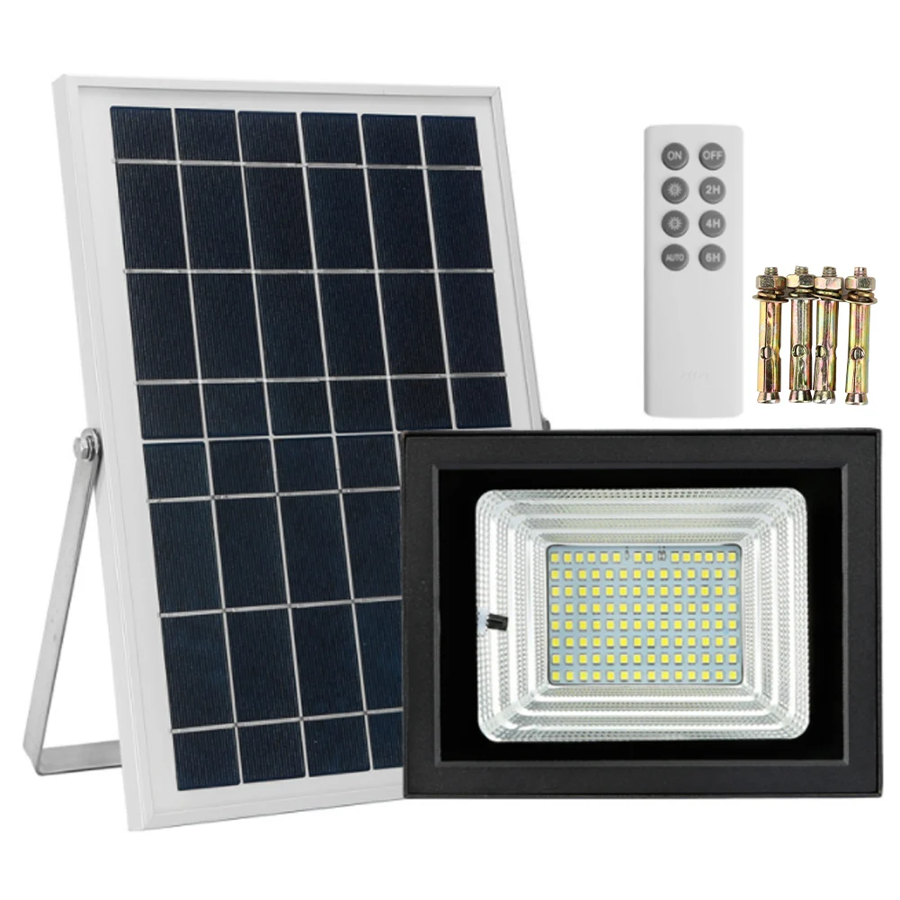 100W Outdoor Waterproof LED Solar Wall Light Adjustable timer Lamp Floodlight with Remote Control for courtyard wall parking lot
100W Outdoor Waterproof LED Solar Wall Light Adjustable timer Lamp Floodlight with Remote Control for courtyard wall parking lot