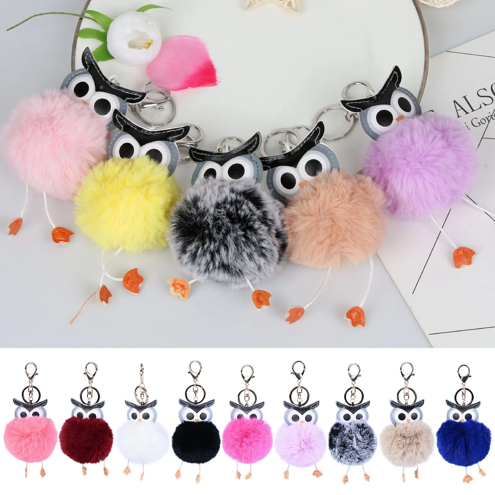 1/2/5PCS New Pendant Keychain Cute Cartoon Owl Dolls DIY Plush Toys Bag Car Personalized Multifunctional Plush Keychain Gift 
1/2/5PCS New Pendant Keychain Cute Cartoon Owl Dolls DIY Plush Toys Bag Car Personalized Multifunctional Plush Keychain Gift