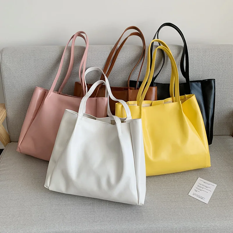 Tote Bag Leather Casual Female Shoulder Bags Luxury Handbags for Women 2021 Designer large capacity Shopping Bag Sac Main Femme
Tote Bag Leather Casual Female Shoulder Bags Luxury Handbags for Women 2021 Designer large capacity Shopping Bag Sac Main Femme