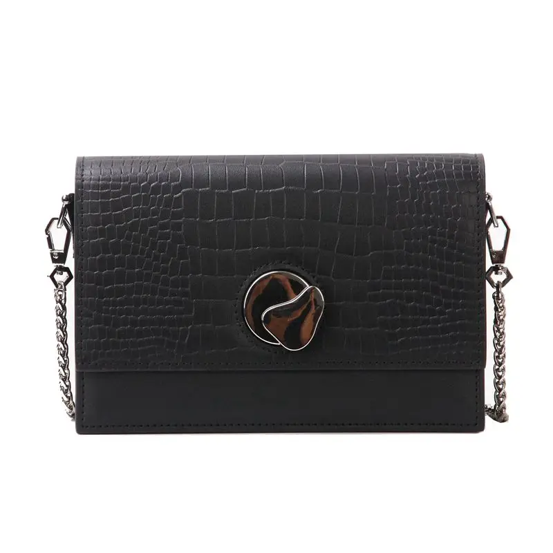 WOONAM Women Fashion Handbag Genuine Calf Leather Alligator Pattern Small Flap Chain Shoulder Bag WB1172
WOONAM Women Fashion Handbag Genuine Calf Leather Alligator Pattern Small Flap Chain Shoulder Bag WB1172